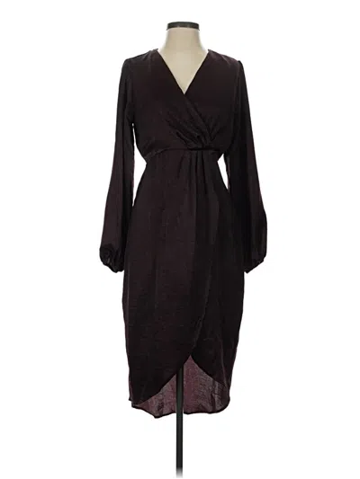 Pre-owned Gilli Casual Dress In Burgundy