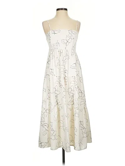 Pre-owned Gilli Casual Dress In Ivory