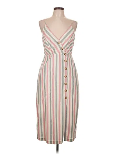 Pre-owned Gilli Casual Dress In Tan