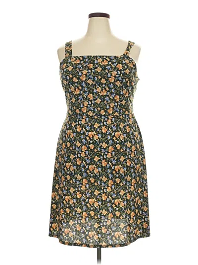 Pre-owned Gilli Casual Dress In Teal