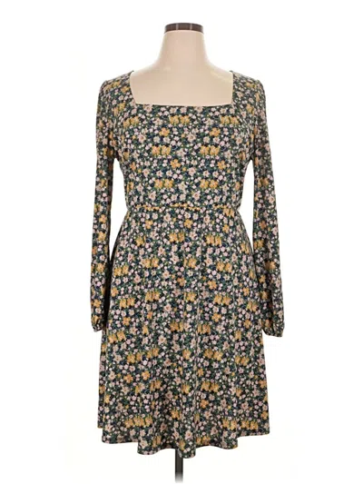 Pre-owned Gilli Casual Dress In Yellow