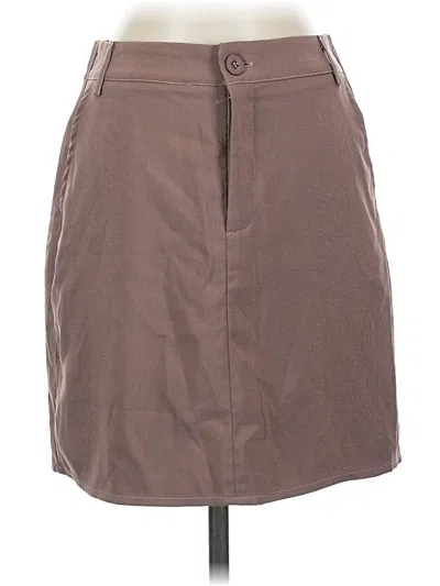 Pre-owned Gilli Casual Skirt In Brown