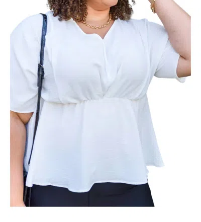 Gilli Chic Blouse In White