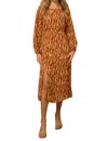 GILLI CLAYTON DRESS IN CAMEL