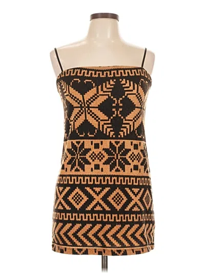 Pre-owned Gilli Cocktail Dress In Brown