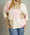Gilli Colorblock Oversized Sweater - Plus In Multi