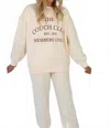 Gilli Couch Club Sweats Set In Beige In Neutral
