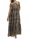 Gilli Cruella Maxi Dress In Black & White In Black