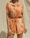 Gilli Effortless Floral Romper In Multi In Multi
