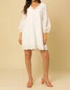 Gilli Eyelet Dress In White In White