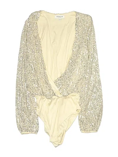 Pre-owned Gilli Kimono In Gold