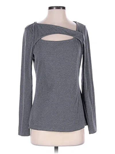 Pre-owned Gilli Long Sleeve T-shirt In Gray