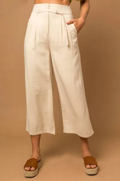 Gilli Pintuck Pants In Beige