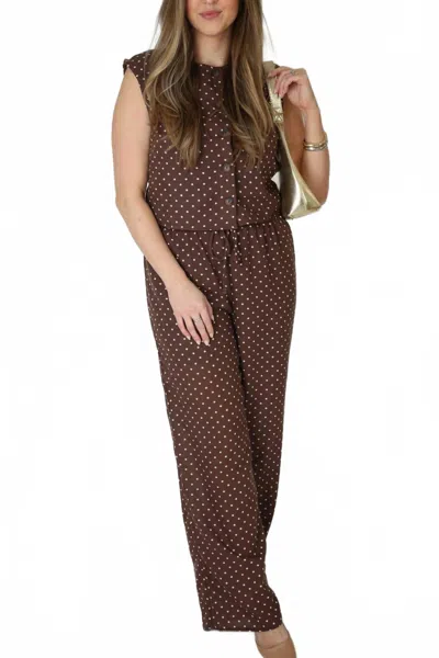 Gilli Piper Polka Dot Set In Brown