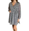 Gilli Printed Wrap Dress In Black/taupe In Multi