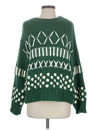 Pre-owned Gilli Pullover Sweater In Green