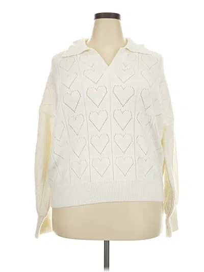 Pre-owned Gilli Pullover Sweater In Ivory