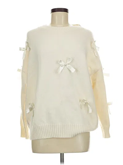 Pre-owned Gilli Pullover Sweater In Ivory