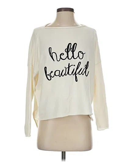 Pre-owned Gilli Pullover Sweater In White