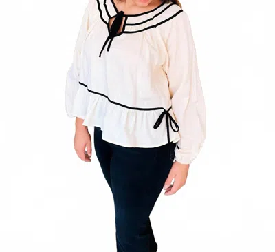 Gilli Romina Top In White