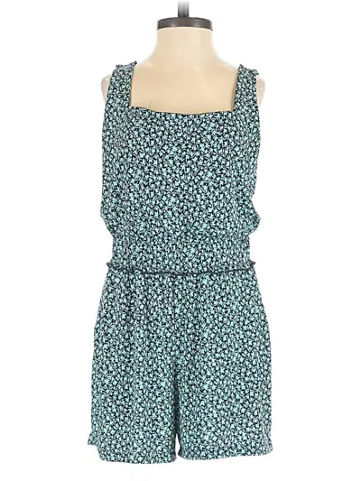 Pre-owned Gilli Romper In Teal