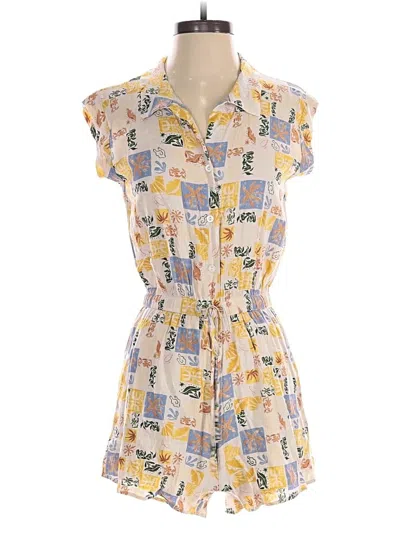 Pre-owned Gilli Romper In Yellow