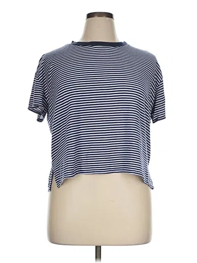 Pre-owned Gilli Short Sleeve Turtleneck In Blue