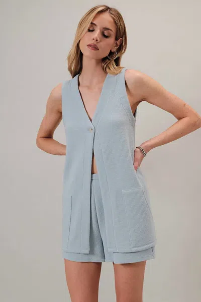 Gilli Sky Waves Top In Light Blue