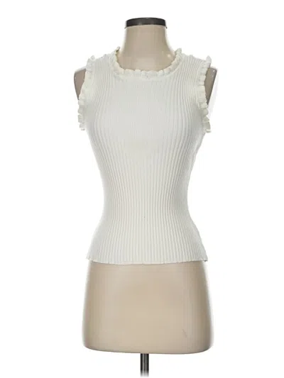 Pre-owned Gilli Sleeveless T-shirt In Ivory