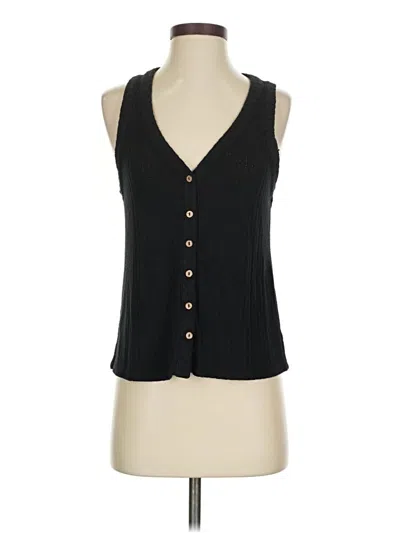 Pre-owned Gilli Sweater Vest In Black