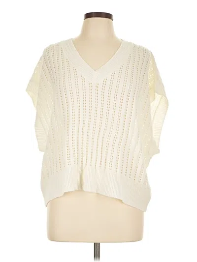 Pre-owned Gilli Sweater Vest In Ivory