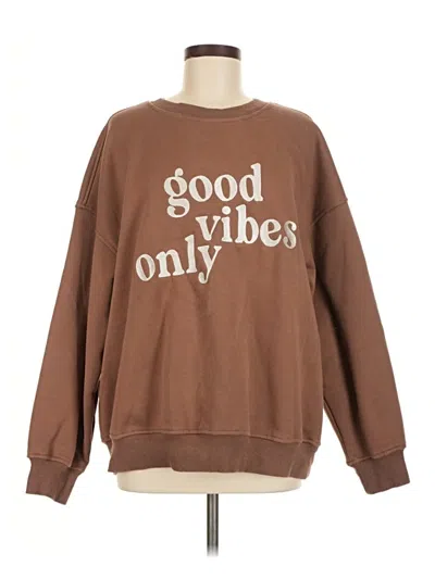 Pre-owned Gilli Sweatshirt In Brown