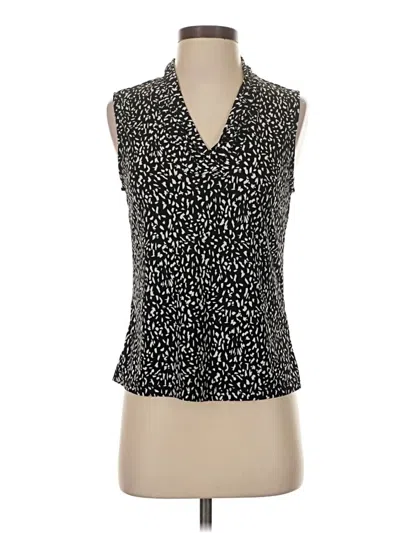 Pre-owned Gilli Tank Top Black Cowl Neck Tops