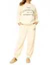 Gilli The Couch Club Sweatpants In Cream In White