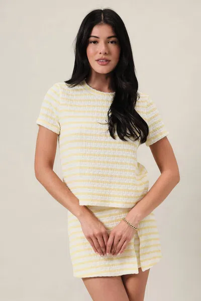 Gilli The Sunny Short Set In Ivory In Multi