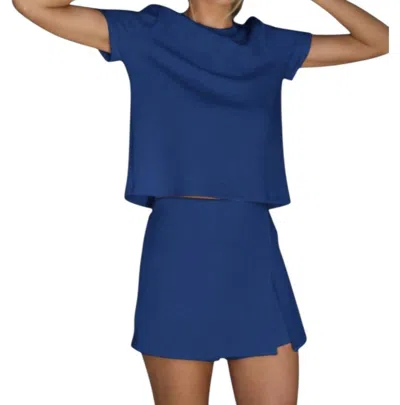 Gilli Top And Skort Set In Royal In Blue