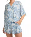 Gilli Tropical Blue Short Set In Light Blue In Blue