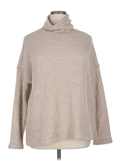 Pre-owned Gilli Turtleneck Sweater In Brown