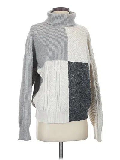 Pre-owned Gilli Turtleneck Sweater In Gray