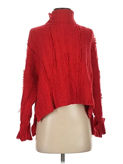 Pre-owned Gilli Turtleneck Sweater In Red