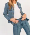 Gilli Washed Denim Jacket In Soft Wash In Multi