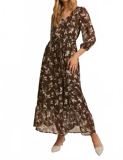 Gilli Women's Autumn Magnolia Dress In Brown
