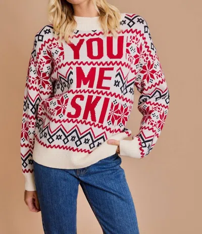 Gilli You & Me Ski Sweater In Multi