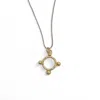 Gillian Trask Women's Compass Necklace - Gold Vermeil