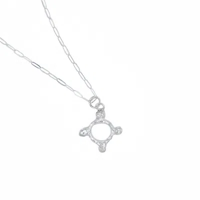 Gillian Trask Women's Compass Necklace - Sterling Silver