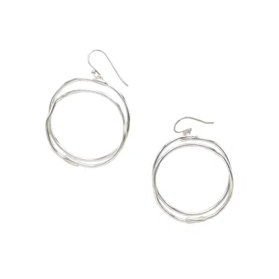 Gillian Trask Women's Double Trouble Drop Earrings - Sterling Silver