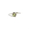 Gillian Trask Women's Green / Silver Spark Ring - Sterling Silver, Natural Peridot