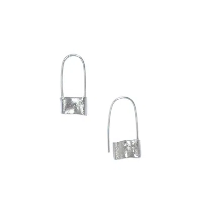 Gillian Trask Women's Unlocked Earrings - Medium - Sterling Silver