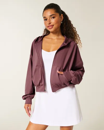 Gilly Hicks Active Recharge Easy Zip-up Hoodie In Pink