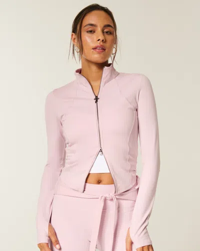 Gilly Hicks Active Recharge Side-tie Zip-up Jacket